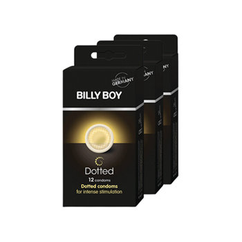 Billy Boy - Dotted - Condooms met ribbels en noppen (36 stuks)